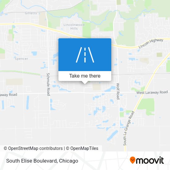 South Elise Boulevard map