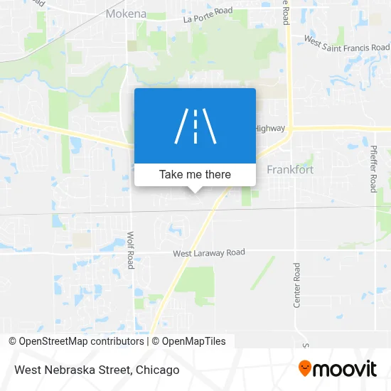 West Nebraska Street map