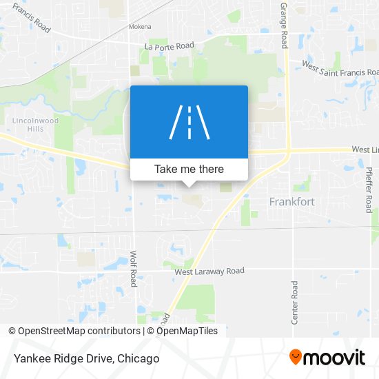 Yankee Ridge Drive map