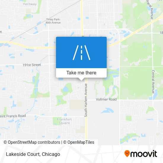 Mapa de Lakeside Court