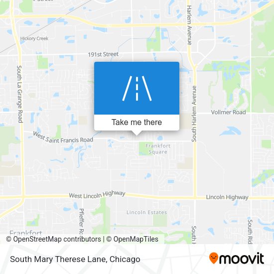 South Mary Therese Lane map