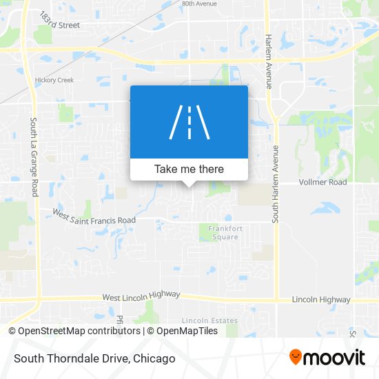 South Thorndale Drive map