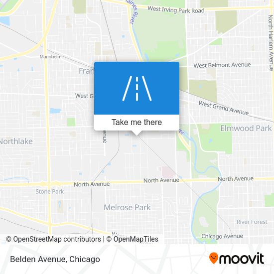 Mapa de Belden Avenue