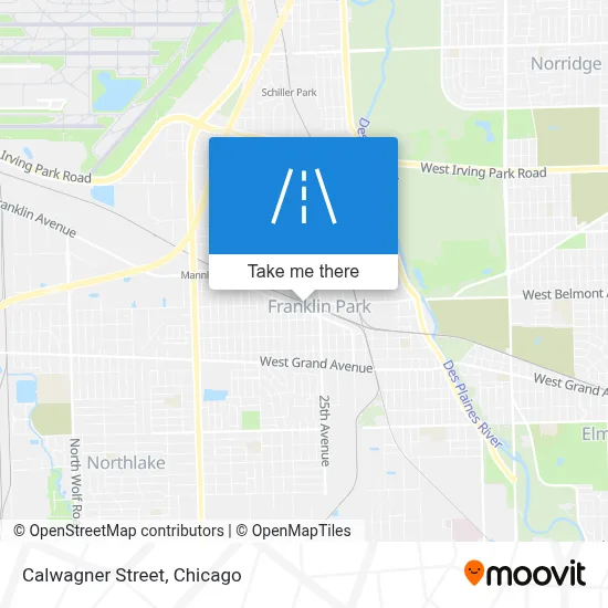 Calwagner Street map