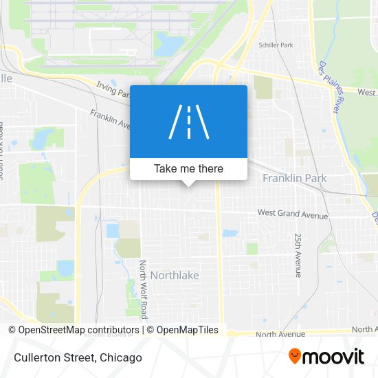 Mapa de Cullerton Street