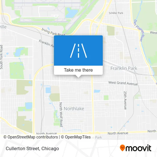 Cullerton Street map