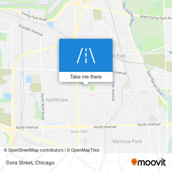 Mapa de Dora Street