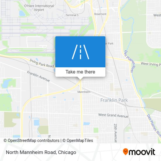 Mapa de North Mannheim Road