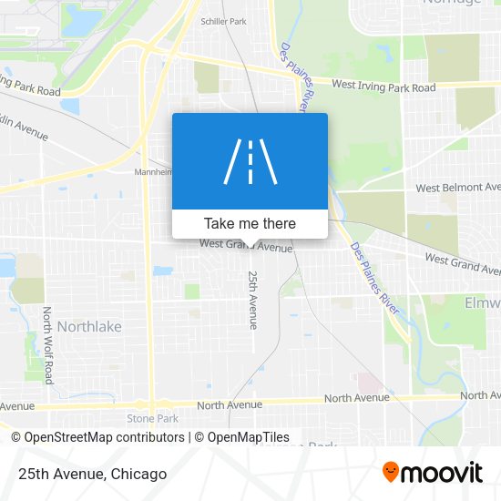 Mapa de 25th Avenue