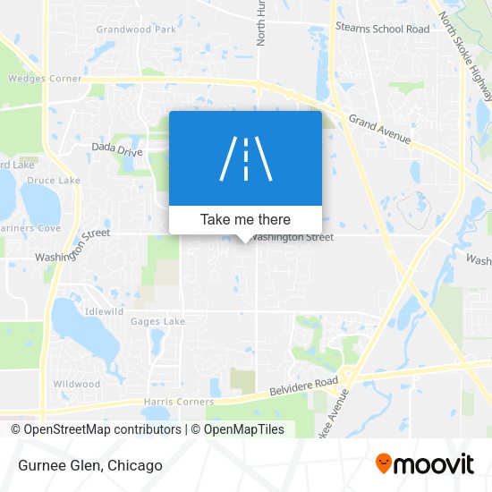 Mapa de Gurnee Glen