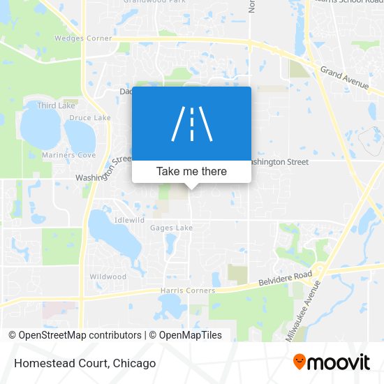 Mapa de Homestead Court