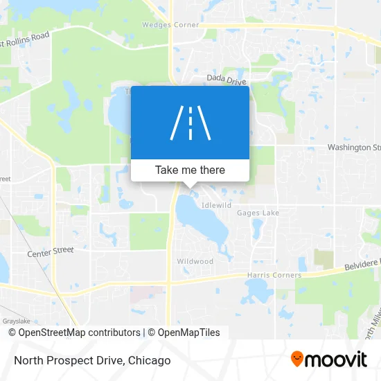 North Prospect Drive map