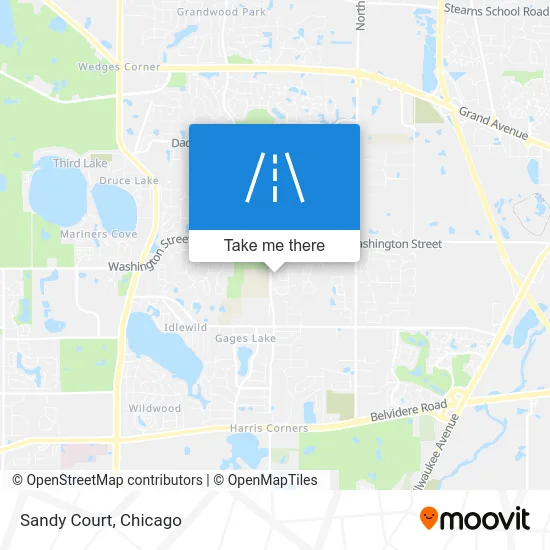 Sandy Court map