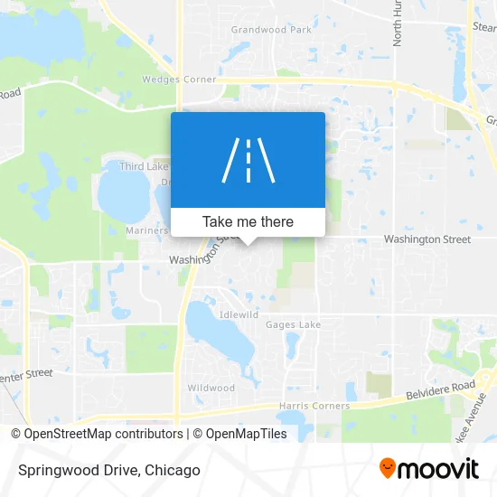 Springwood Drive map