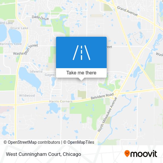 West Cunningham Court map