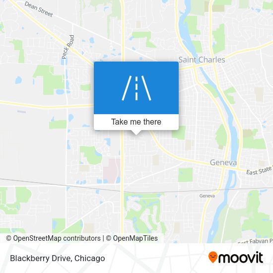 Blackberry Drive map