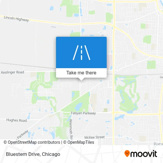 Bluestem Drive map