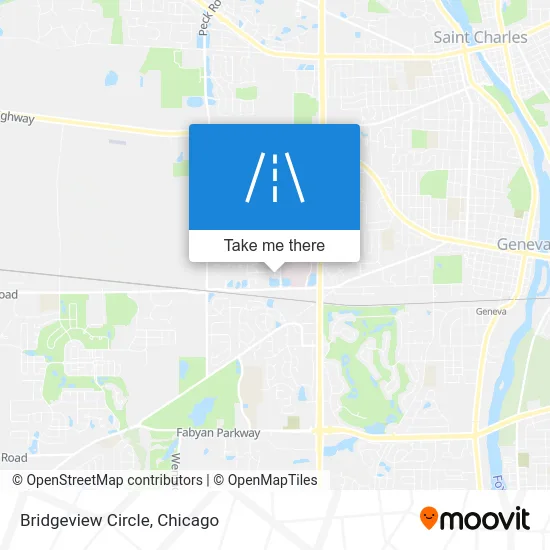 Bridgeview Circle map