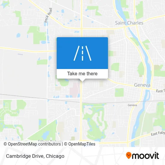 Cambridge Drive map