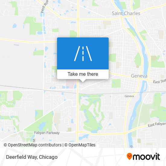 Deerfield Way map