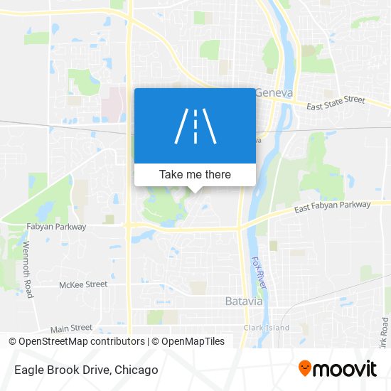 Eagle Brook Drive map