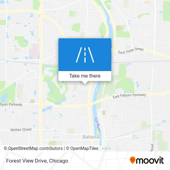 Forest View Drive map