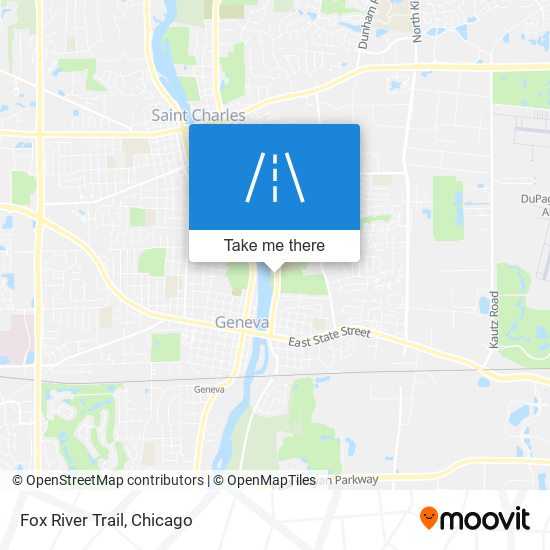 Fox River Trail map