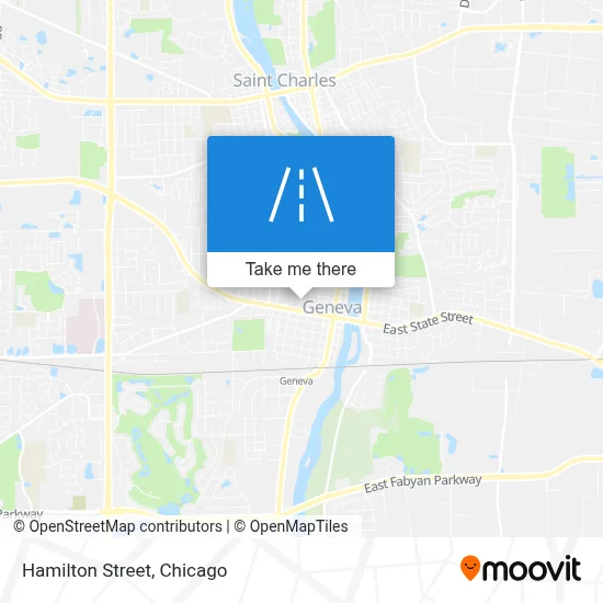 Hamilton Street map