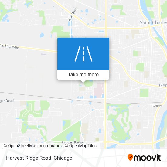 Mapa de Harvest Ridge Road