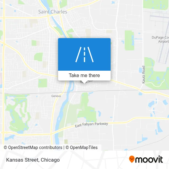 Kansas Street map