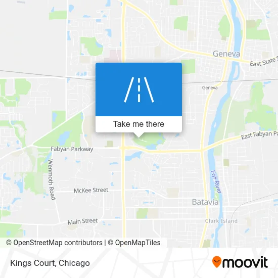 Kings Court map