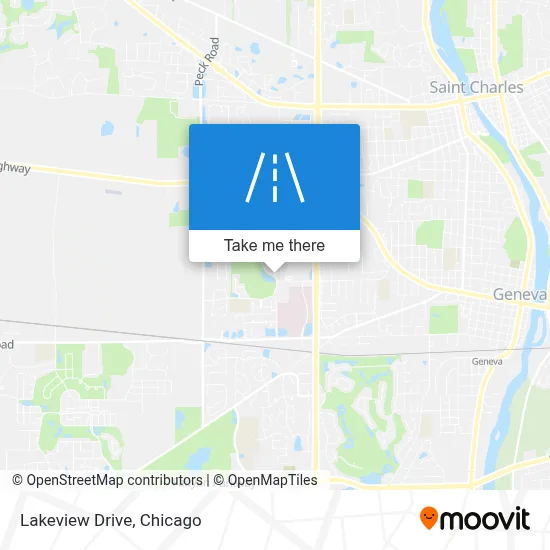 Lakeview Drive map