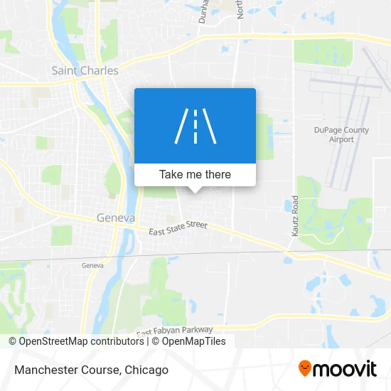 Manchester Course map