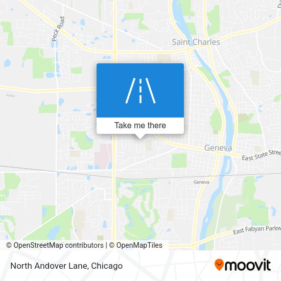 Mapa de North Andover Lane