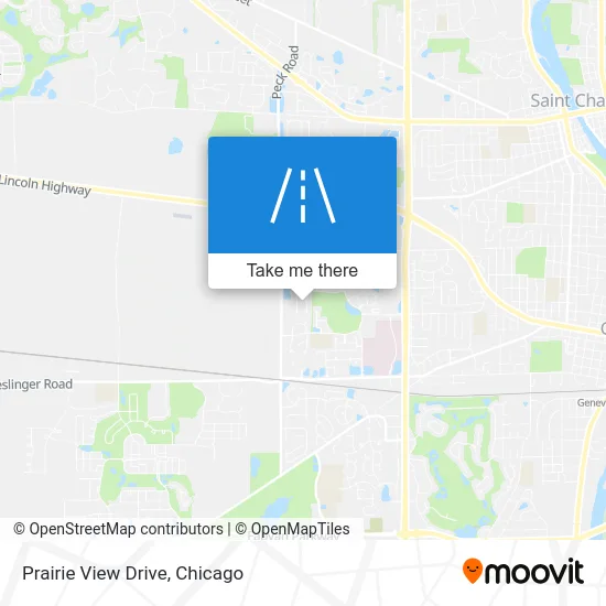Prairie View Drive map