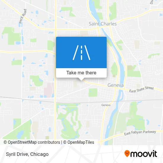Syril Drive map