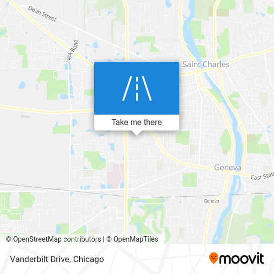 Vanderbilt Drive map