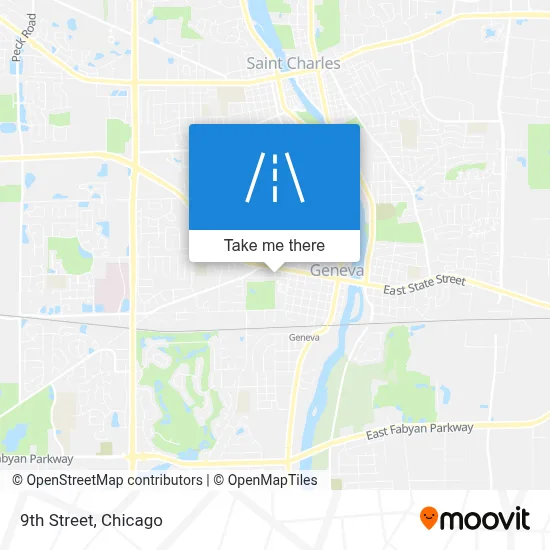 9th Street map