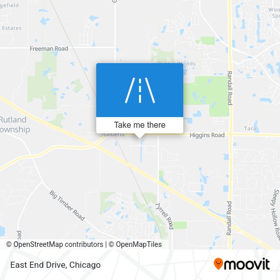 Mapa de East End Drive