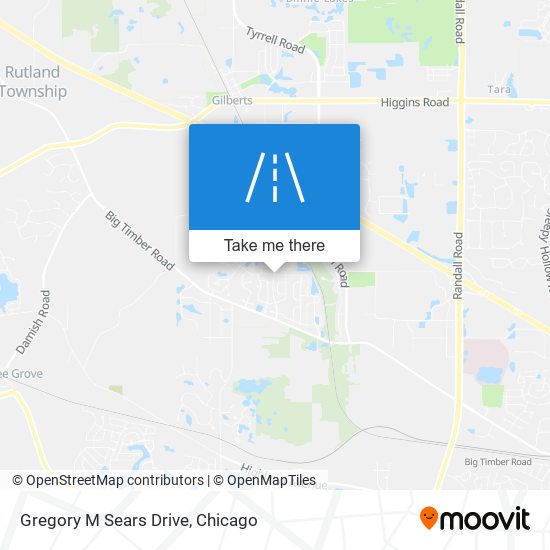 Gregory M Sears Drive map