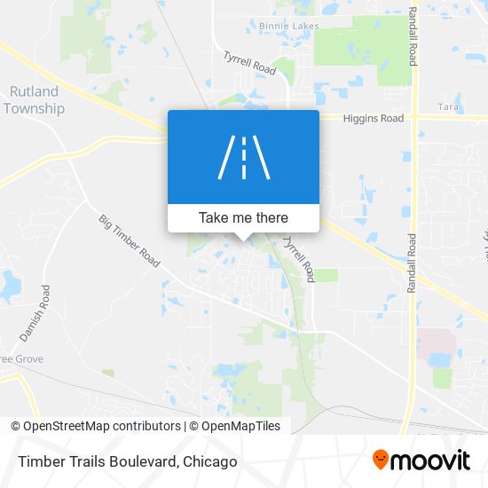 Timber Trails Boulevard map