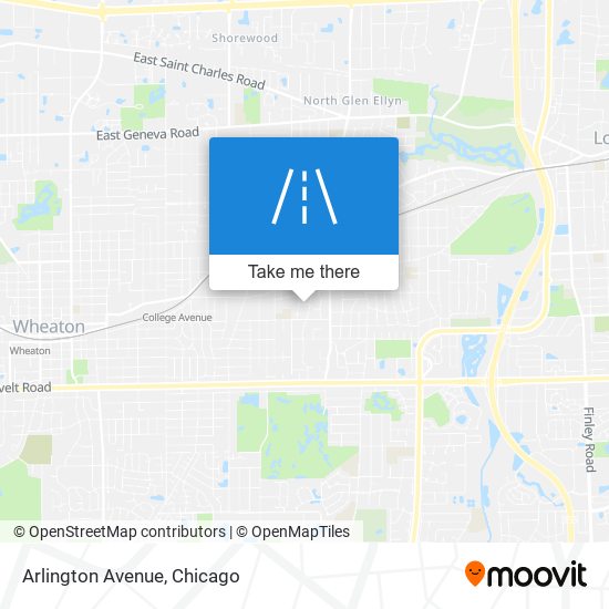 Arlington Avenue map