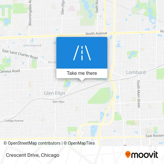 Crescent Drive map