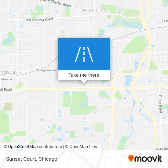 Sunset Court map