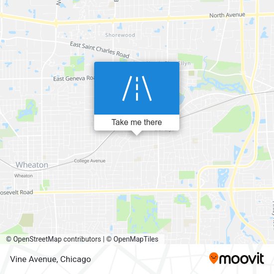 Mapa de Vine Avenue