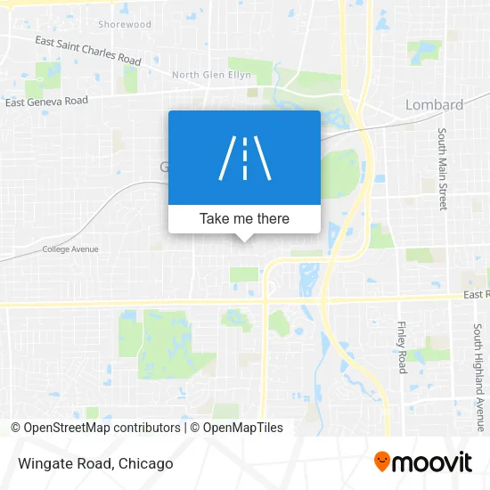 Wingate Road map