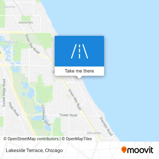 Lakeside Terrace map