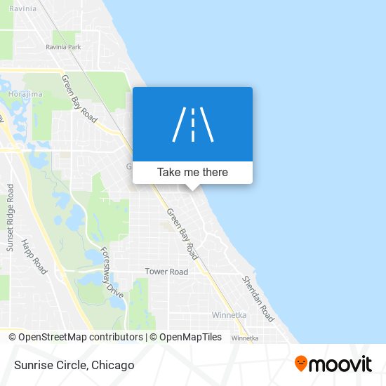 Sunrise Circle map