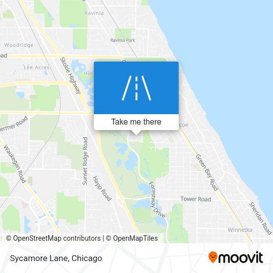 Mapa de Sycamore Lane