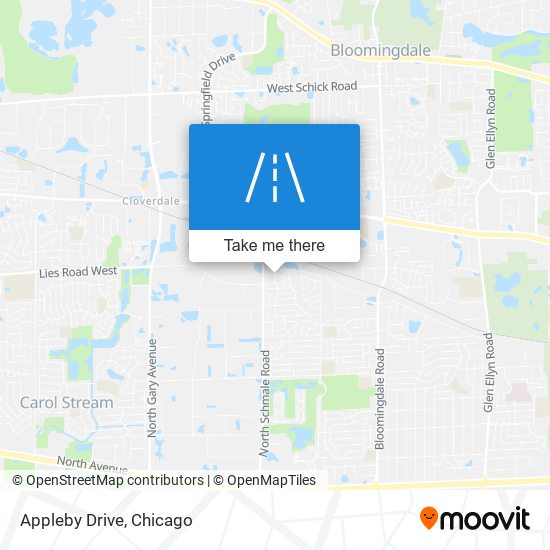 Appleby Drive map
